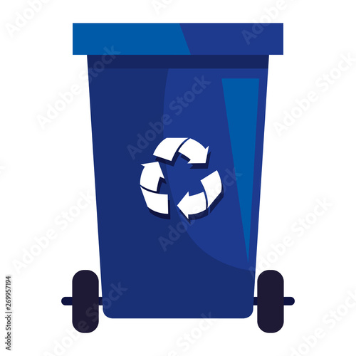 recycle waste with recycle arrows
