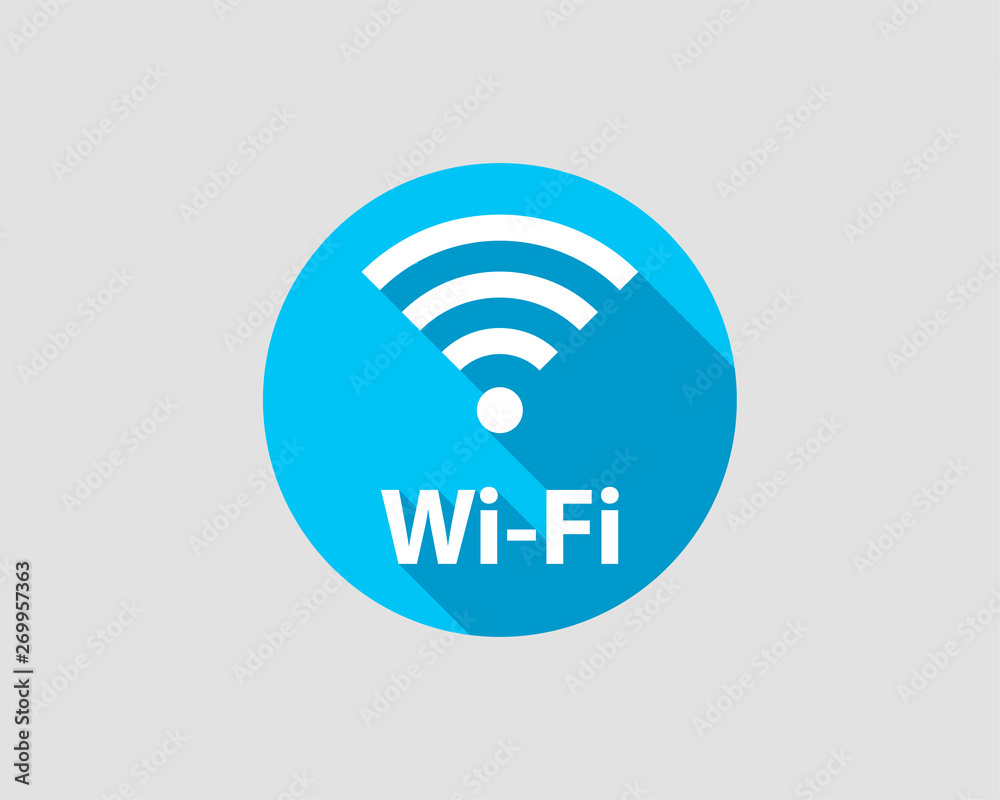 Free wi fi icon. Connection zone wifi vector symbol. Radio waves signal. Free wi fi icon. Connection zone wifi vector symbol. Radio waves signal.