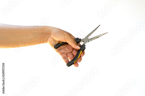 Hand held pliers