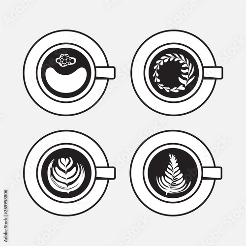 Monochrome Late Art Vector