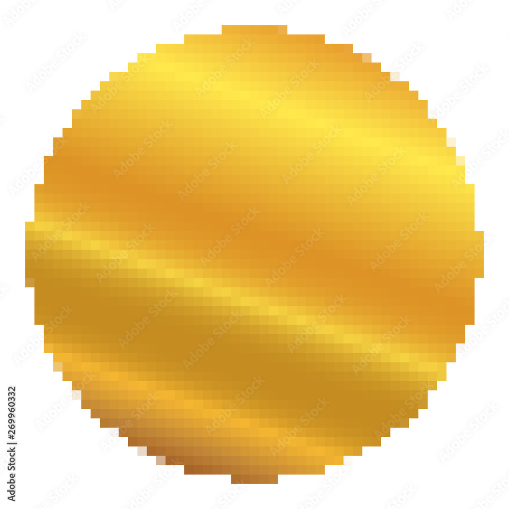 Abstract gold pixel art background. Vector illustration. Abstract gold pixel art background. Vector illustration.