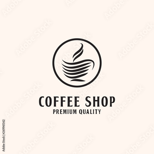 Premium Quality of Coffee Shop Logo design
