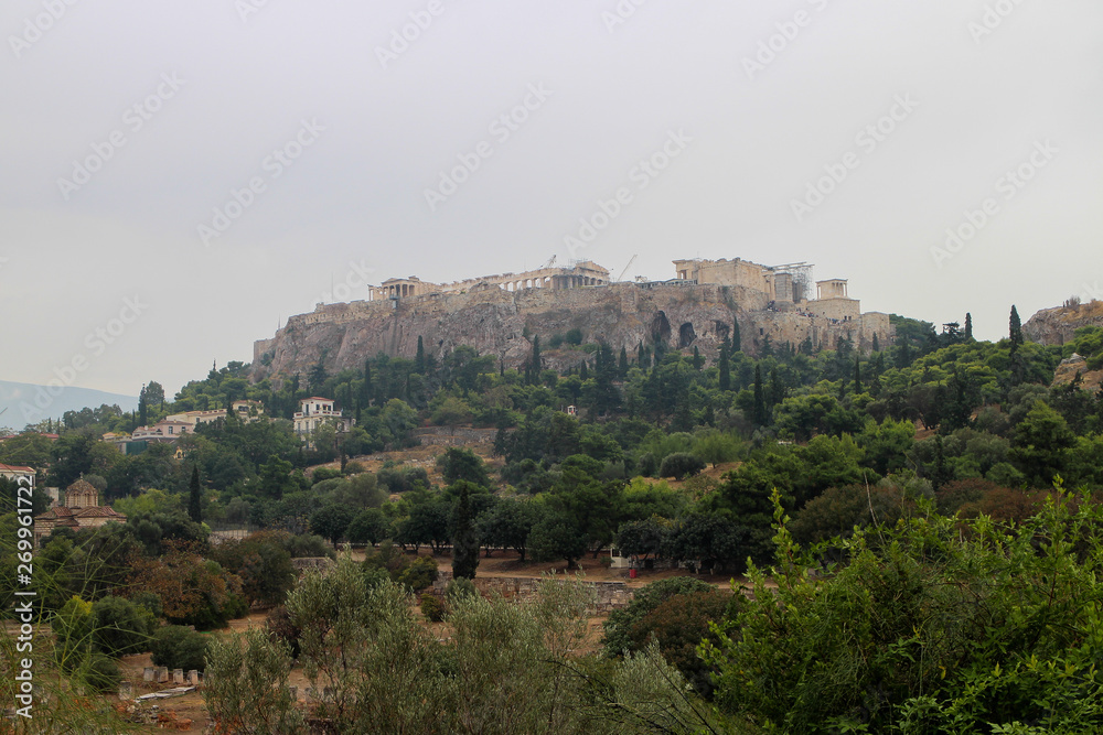 Evening view of the Acropolis