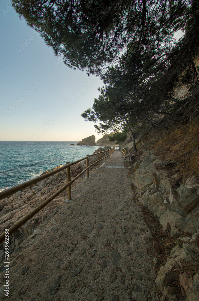 Fototapeta premium Cala de Sant Francesc in Blanes, Costa Brava