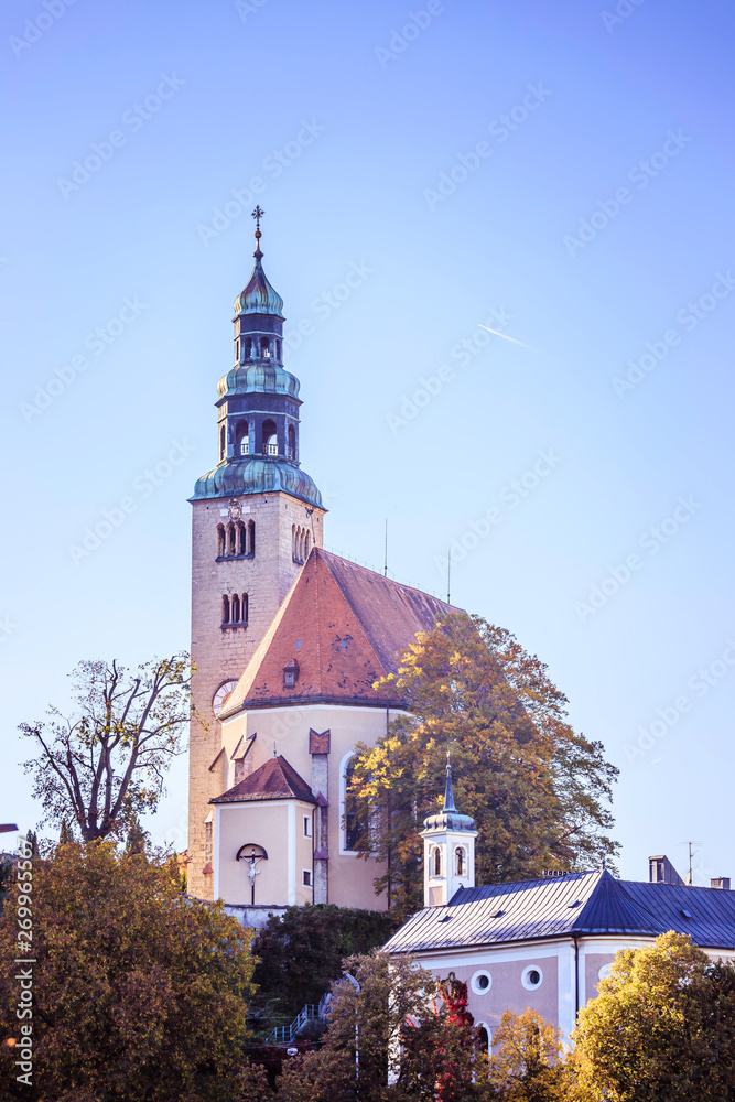 Church on the hilltop, Mülln, Austria