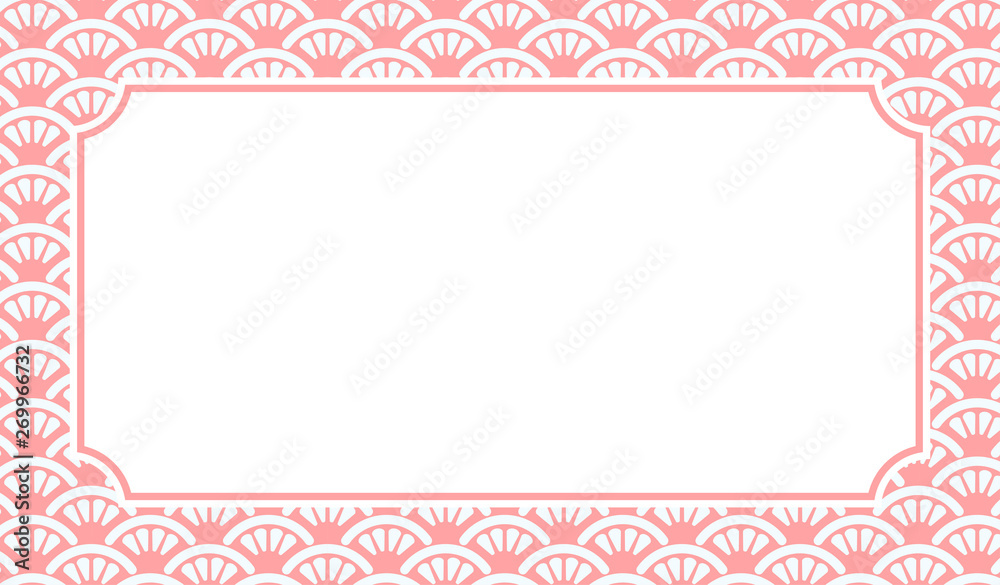 A Japanese Sakura Style Background, Template, Oriental Cherry Flowers Style A Japanese Sakura Style Background, Template, Oriental Cherry Flowers Style