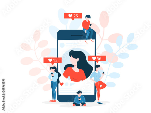 Social network concept. Communication and connection around the world