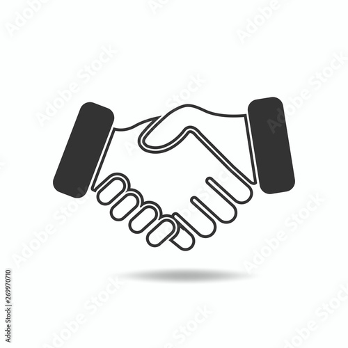 Handshake Friendship Icon Pictogram Symbol
