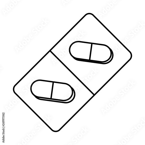 capsules drugs medial isolated icon
