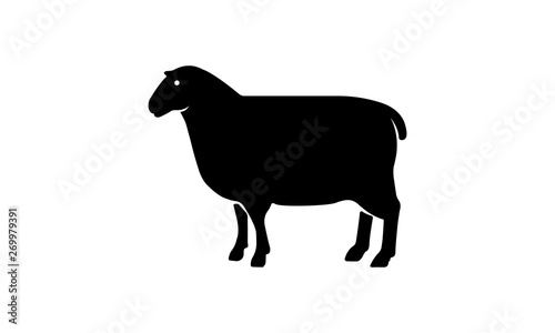 Lamb icon for farm and livestock concepts