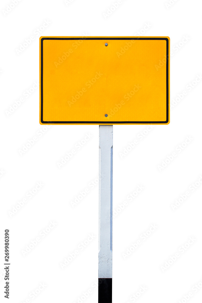 blank road sign isolated on white blank road sign isolated on white