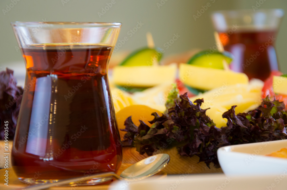 Fototapeta premium Turkish Breakfast and Tea