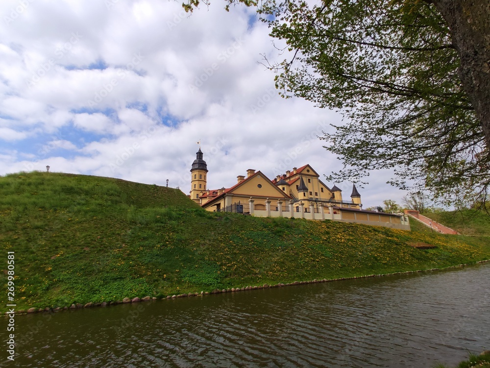 Naklejka premium castle on the hill