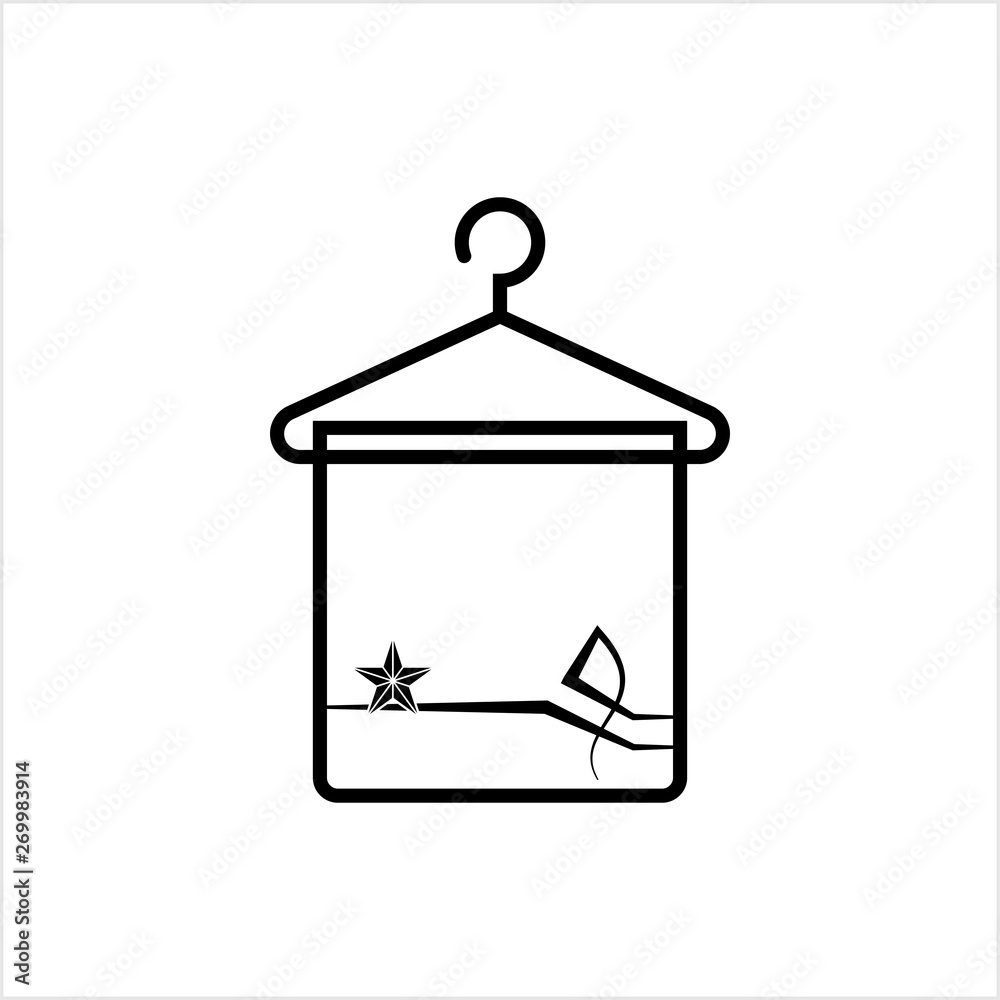 Towel On Hanger Icon Towel On Hanger Icon