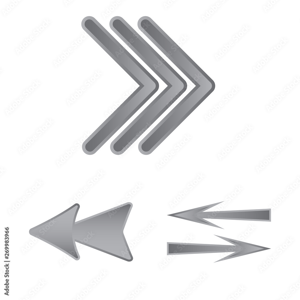 Isolated object of element and arrow symbol. Set of element and direction vector icon for stock. Isolated object of element and arrow symbol. Set of element and direction vector icon for stock.
