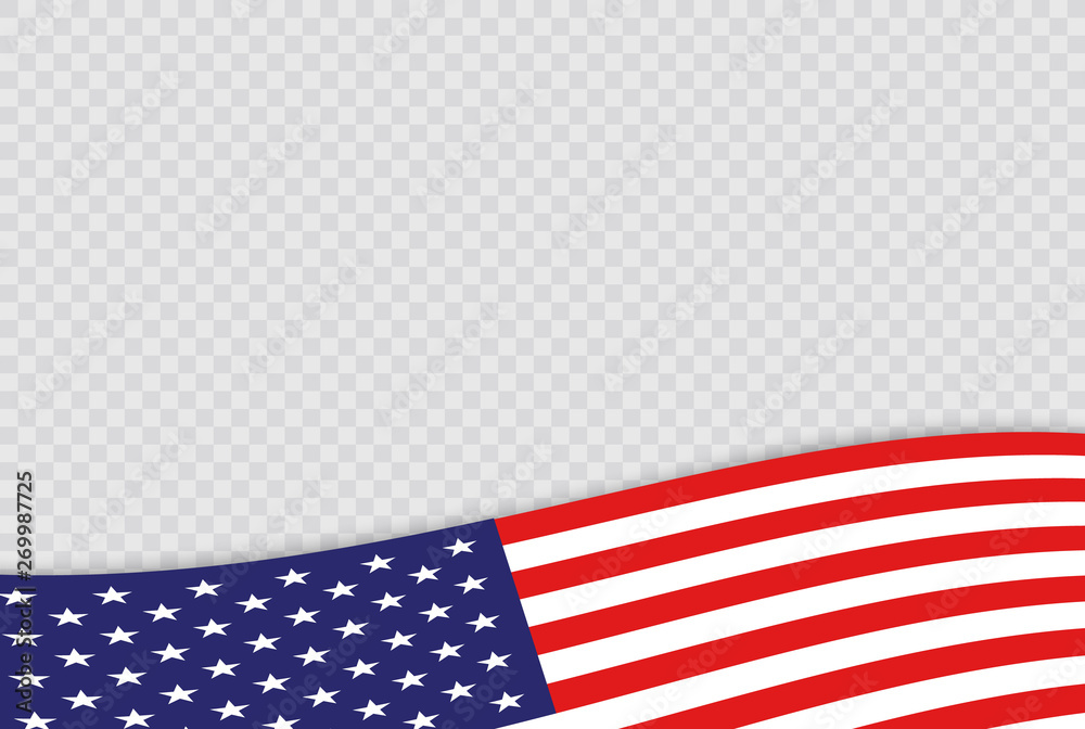 Obraz premium USA Independence Day 4th of July holiday. United states of America flag. Happy independence day banner. Memorial day. American background. Vector illustration.