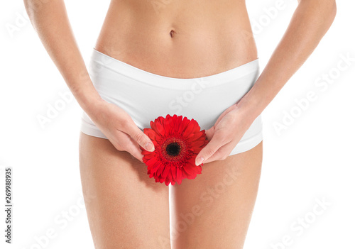 Beautiful young woman with ...