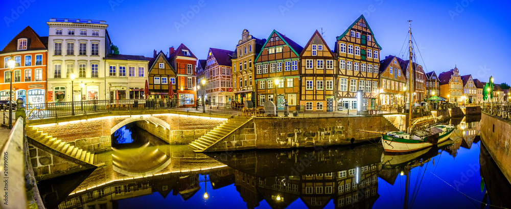 old town of stade in north germany