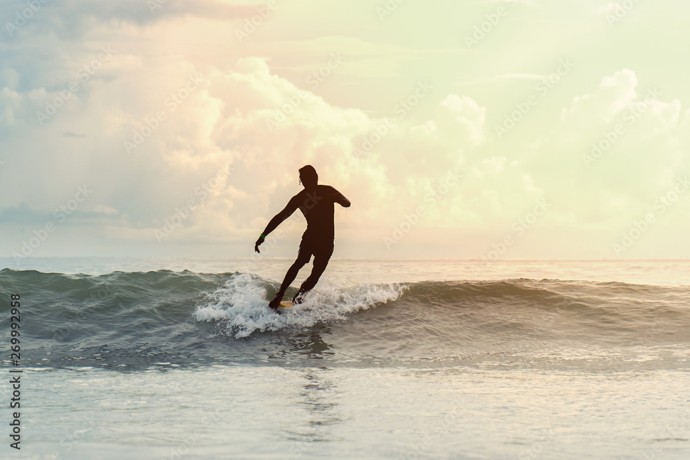 active people with surf board enjoy watersport active people with surf board enjoy watersport