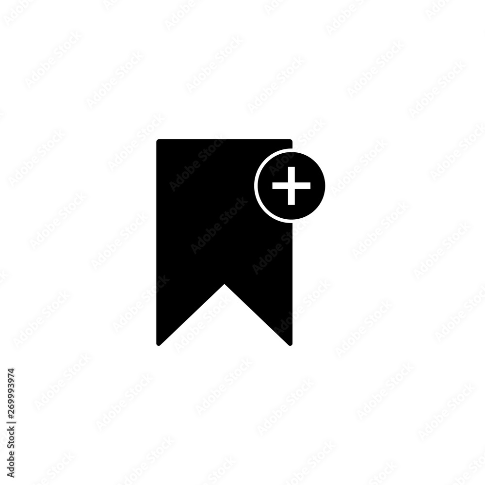 Add bookmark symbol simple design Add bookmark symbol simple design