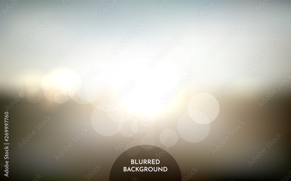Abstract vector blurred background. Minimalistic wallpapers. Natural concept