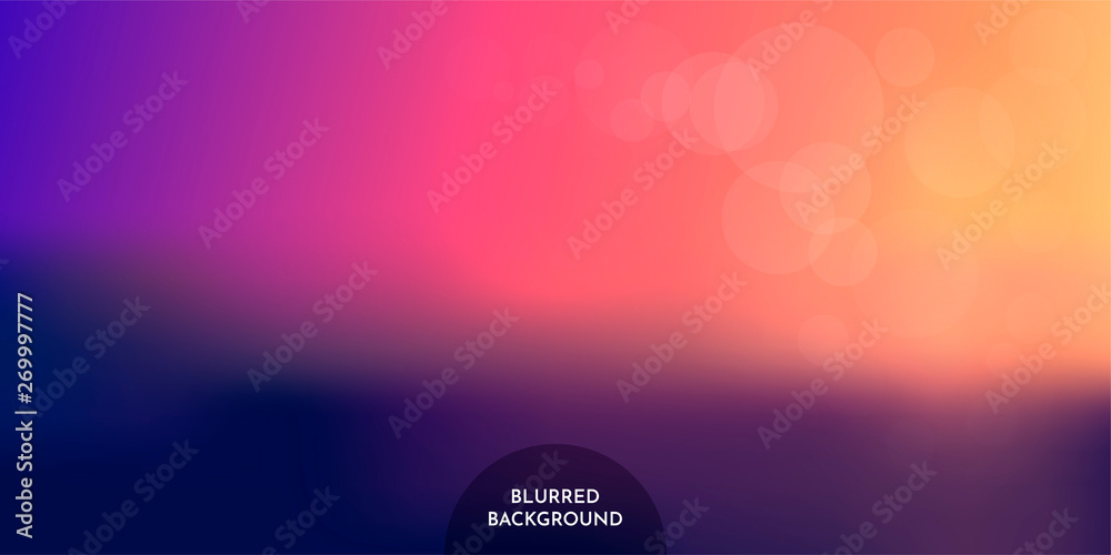 Fototapeta premium Abstract vector blurred background. Minimalistic wallpapers. Natural concept