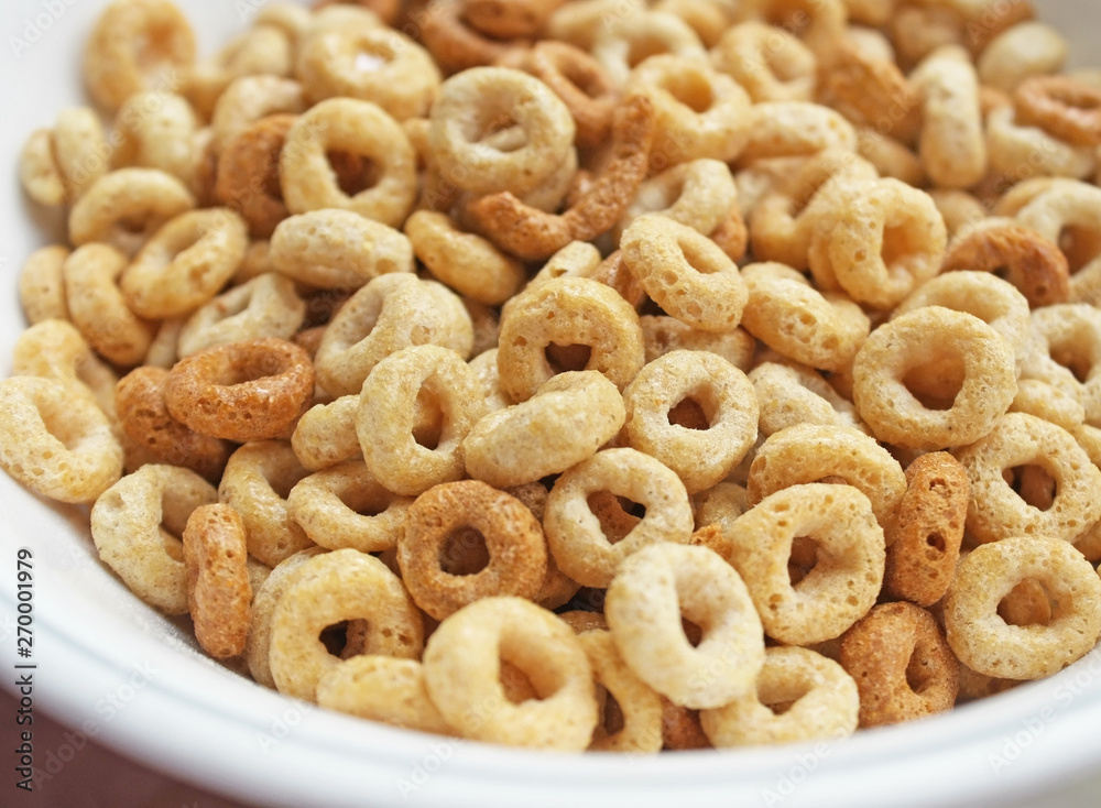 Bowl of multigrain cereal with no milk 