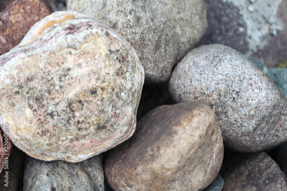 Big pile of stones as a background - Immagine Big pile of stones as a background - Immagine