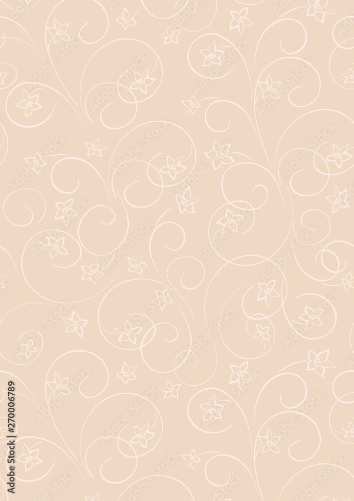 light beige vector floral background a4 format light beige vector floral background a4 format