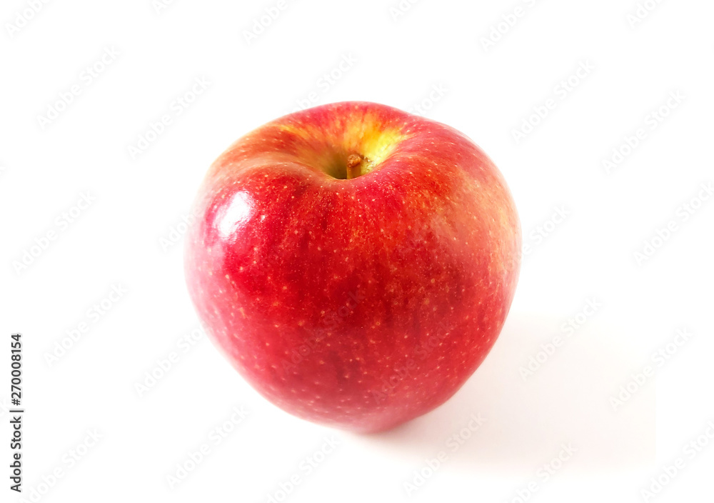 Apple background white red fruits Apple background white red fruits