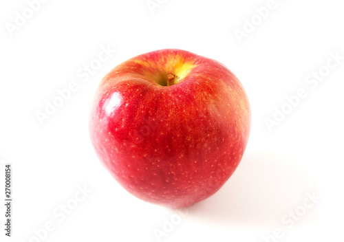 Apple background white red fruits
