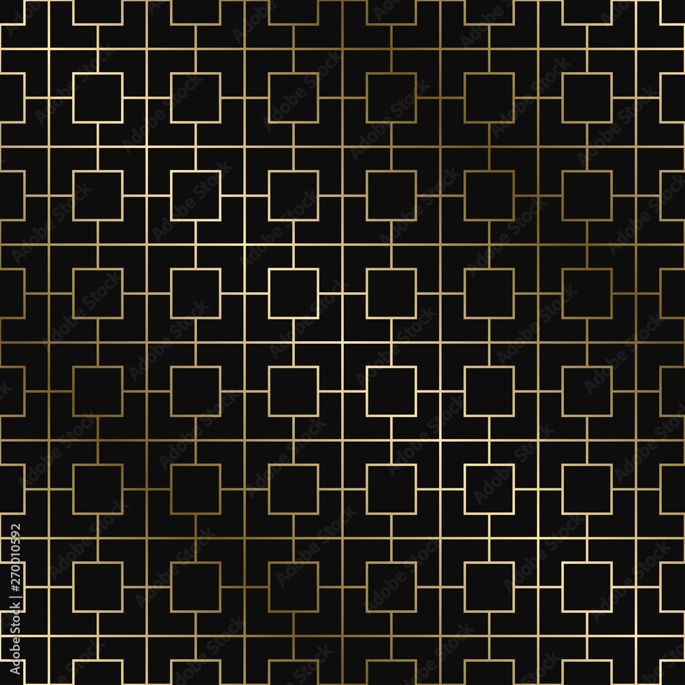 Vector geometric decorative pattern - seamless luxury gold gradient design. Rich endless ornamental background Vector geometric decorative pattern - seamless luxury gold gradient design. Rich endless ornamental background