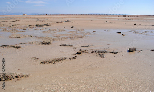 sandbank in the lagoon
