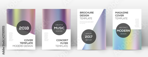 Flyer layout. Modern ecstatic template for Brochur