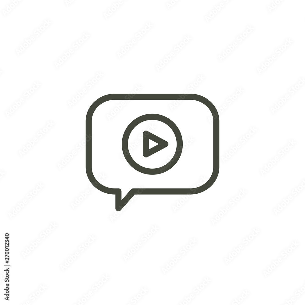 Video teaching and training - informational video icon / video button Video teaching and training - informational video icon / video button