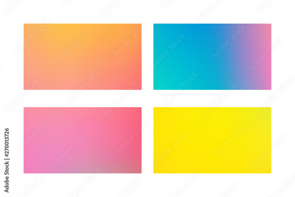 Abstract colored blurred gradient mesh background