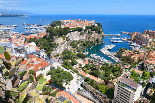 Cityscape of Principality of Monaco.