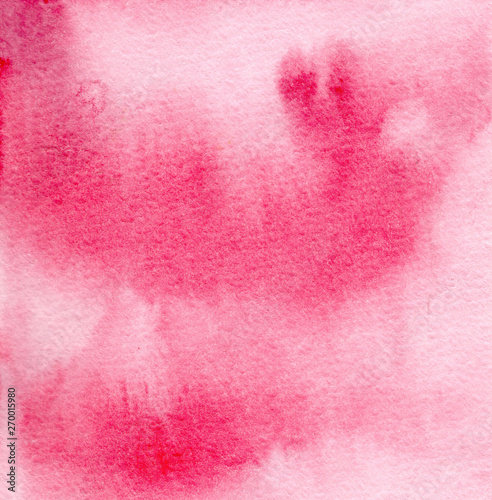 Abstract pink watercolor blurred background.Bright soft gradient color.Graphic element for design