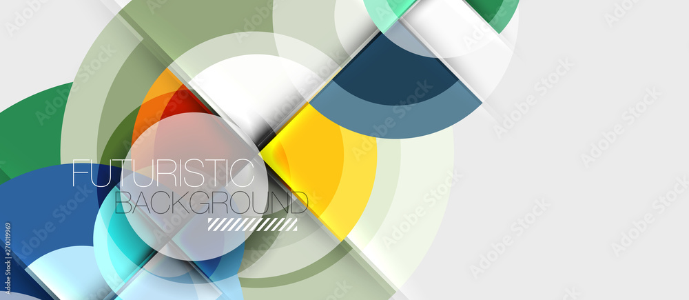 Geometric design abstract background - circles Geometric design abstract background - circles