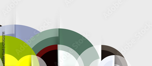 Circular geometrical design template