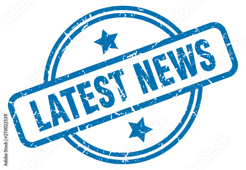 latest news grunge stamp