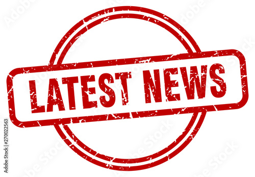 latest news grunge stamp