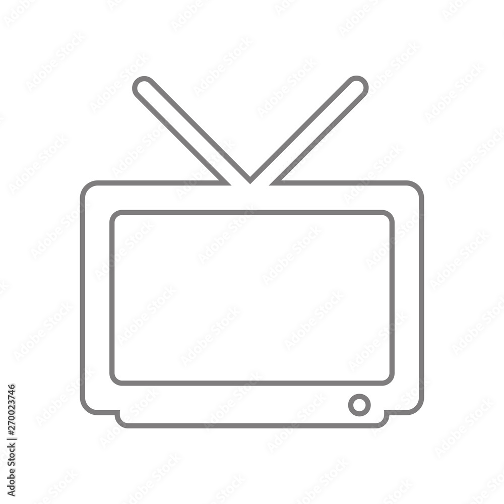 Tv icon. Element of web for mobile concept and web apps icon. Outline, thin line icon for website design and development, app development Tv icon. Element of web for mobile concept and web apps icon. Outline, thin line icon for website design and development, app development