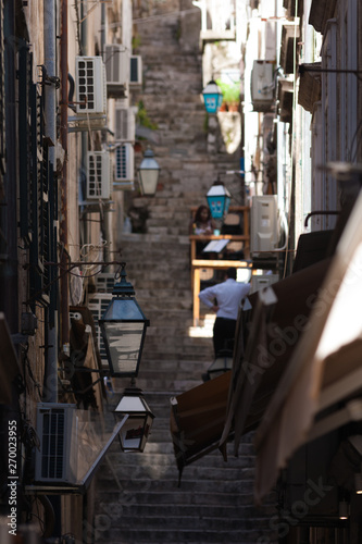old street in Dubrovnik. Croatia