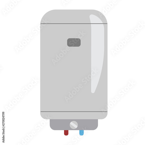 Water Heater flat illustration on white