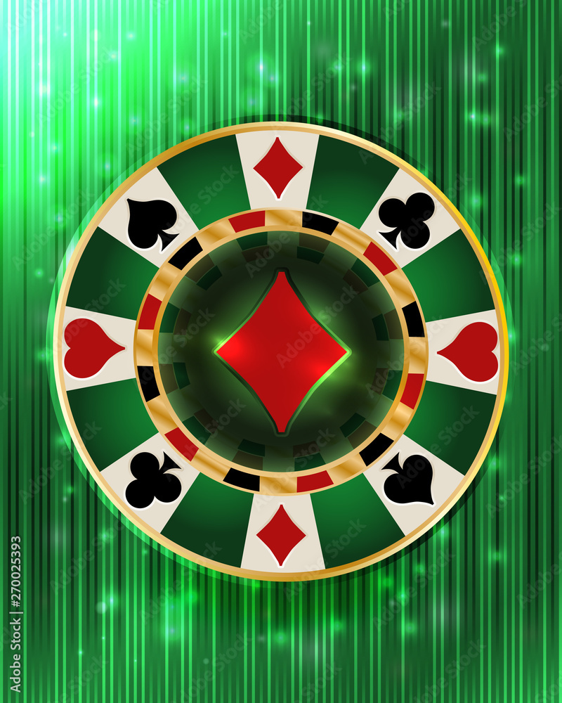Casino vip poker diamonds chip, vector illustration Casino vip poker diamonds chip, vector illustration