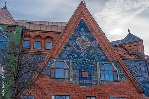 Fairy-tale House of Pertsova (DOM PERTSOVOY) , Moscow art nouveau building, constructed  by the architects Schnaubert and Zhukov photo