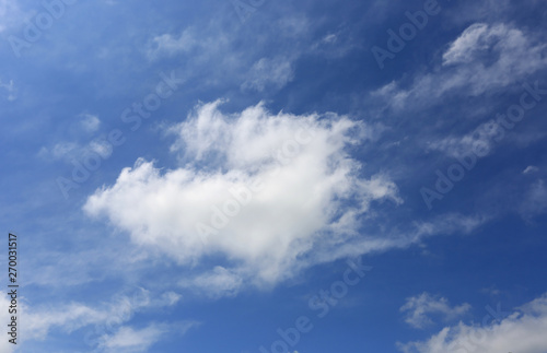 clouds in summer sky