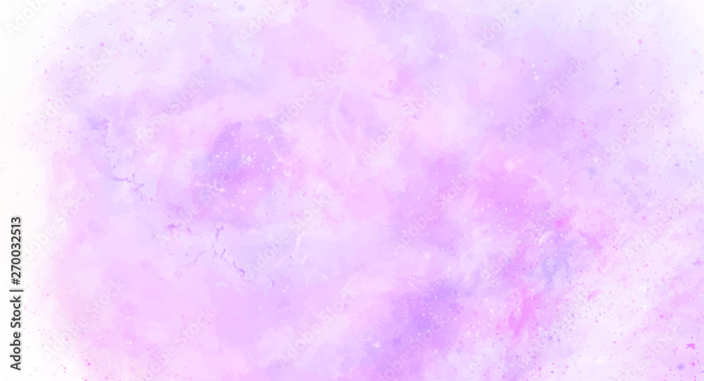 Abstract purple watercolor background for your design, watercolor background concept, vector.