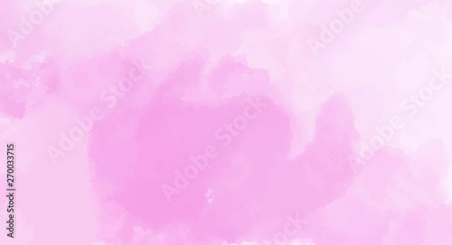 Abstract pink watercolor background for your design, watercolor background concept, vector.